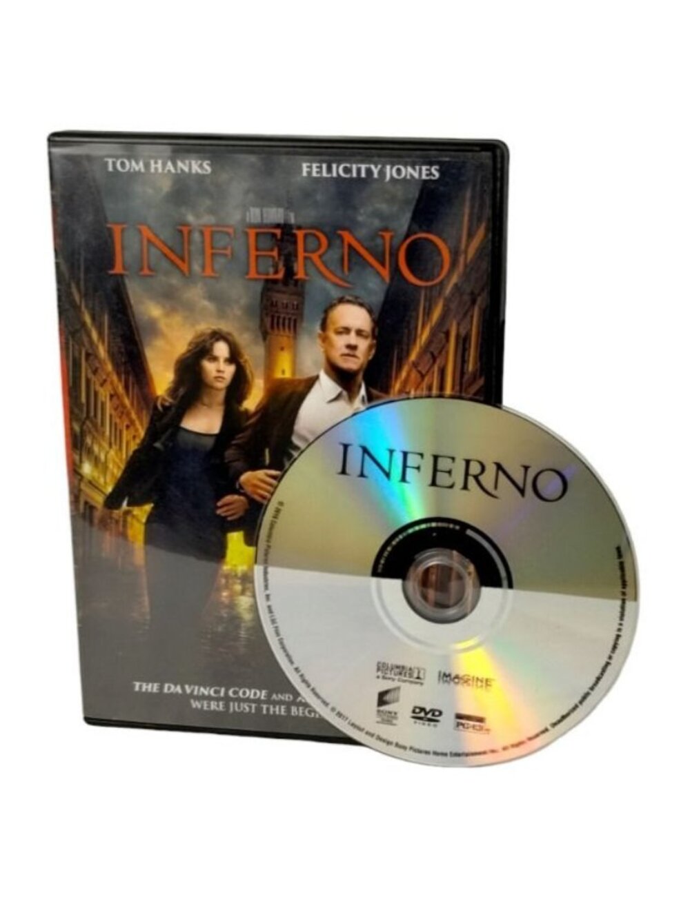Inferno Action Mystery Thriller Movie DVD Tom Hanks Felicity Jones Ron Howard